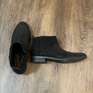 Black Suede Ankle Boots